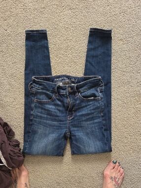 American Eagle Outfitters Dark Wash Women’s Skinny Jeans